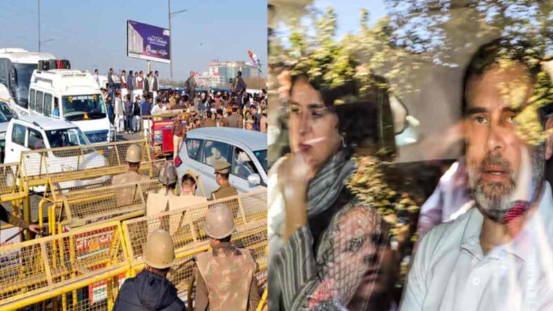 സംഭാൽ സന്ദർശനം; രാഹുല്‍ഗാന്ധിയേയും പ്രിയങ്കാ ഗാന്ധിയേയും തടഞ്ഞു