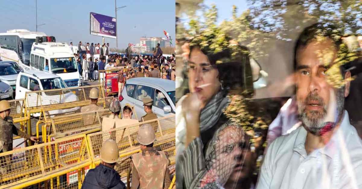 സംഭാൽ സന്ദർശനം; രാഹുല്‍ഗാന്ധിയേയും പ്രിയങ്കാ ഗാന്ധിയേയും തടഞ്ഞു