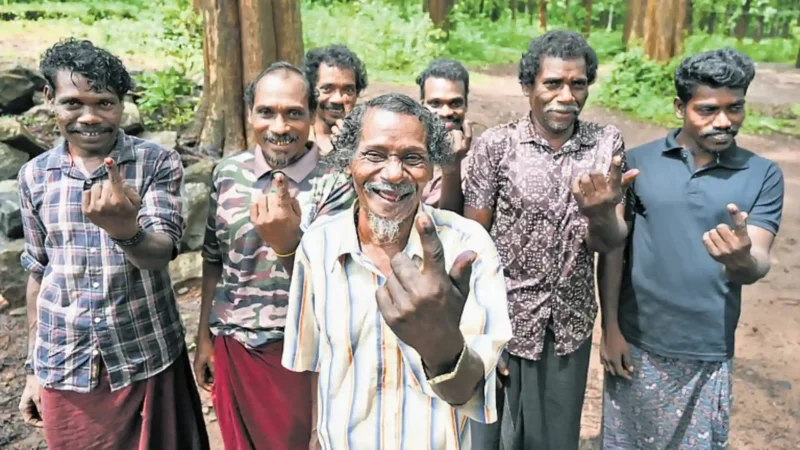 പേമാരിക്കും തടുക്കാനായില്ല; നിലമ്പൂരിൽ കനത്ത പോളിംഗ്