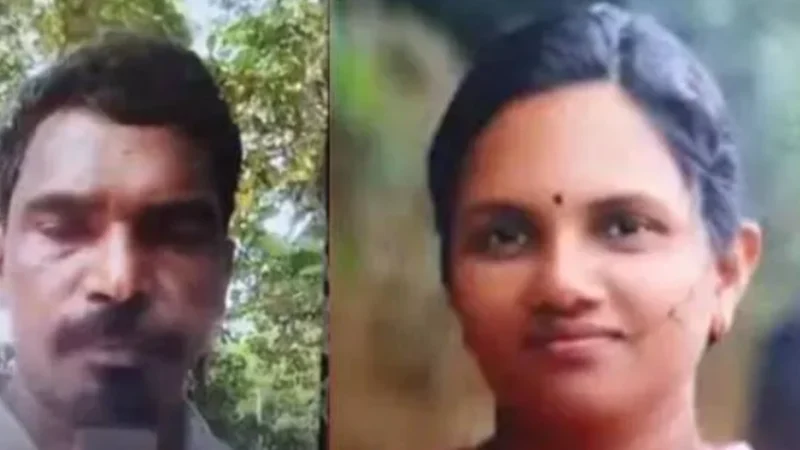 കൊല്ലത്ത് ഭർത്താവ് ഭാര്യയെ വെട്ടിക്കൊന്ന ശേഷം വീഡിയോ പങ്കുവച്ച് യുവാവ്