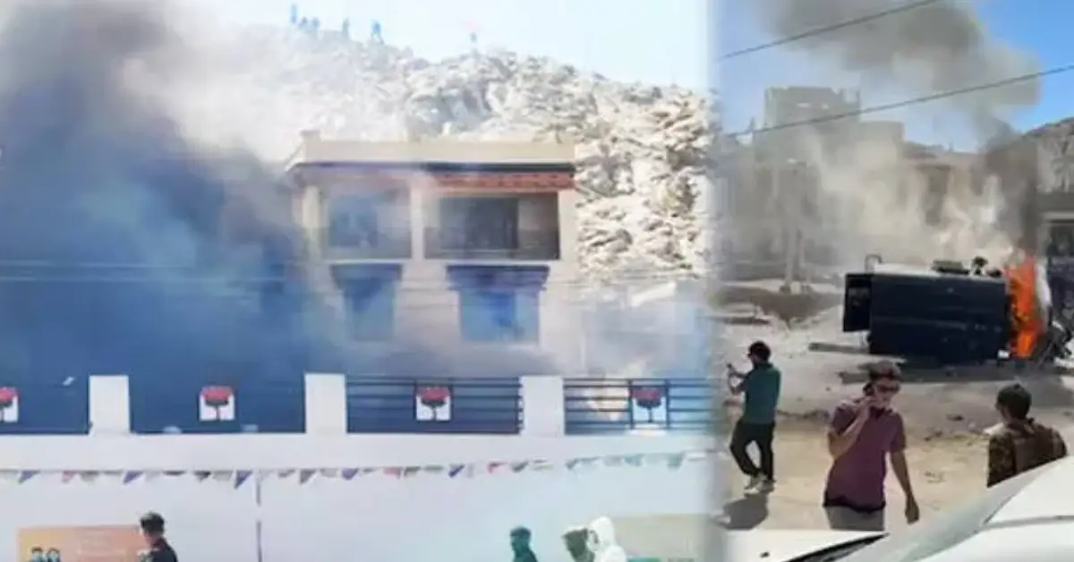 ലഡാക്കിൽ വൻ സംഘർഷം; സംസ്ഥാന രൂപീകരണ പ്രതിഷേധത്തിൽ നാല് പേർ കൊല്ലപ്പെടുകയും 70 ലധികം പേർക്ക് പരിക്കേൽക്കുകയും ചെയ്തു.